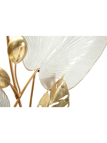 Mauro Ferretti 3D-Dekorplatte mit mehrfarbigen Metallblättern, 52,7 x 5,7 x 90,8 cm