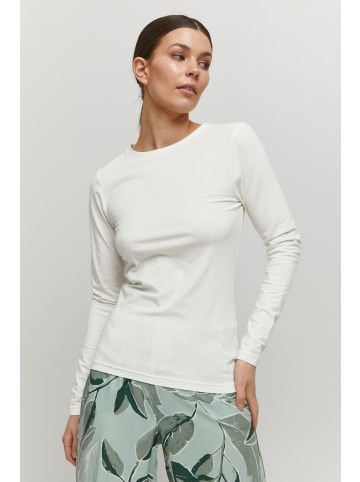 b.young Sweatshirt BYPAMILA LS TSHIRT -20807594  Basic Longsleeve in offwhite
