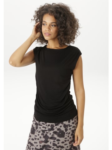 Aniston CASUAL T-Shirt in schwarz