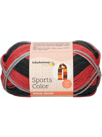 Schachenmayr since 1822 Handstrickgarne Sports Color, 200g in Schwarz-Rot-Gold