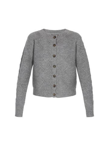 DreiMaster Women Cardigan in grey melange