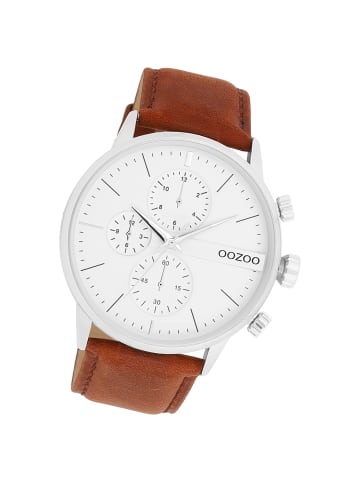 Oozoo Armbanduhr Oozoo Timepieces braun groß (ca. 45mm)