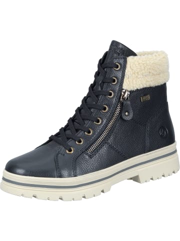 remonte Freizeit Stiefeletten in schwarz/schwarz/beige
