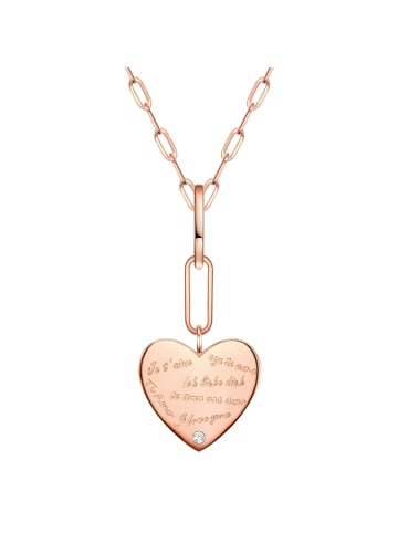 Glanzstücke München Kette Sterling Silber roségold Zirkonia weiß in roségold