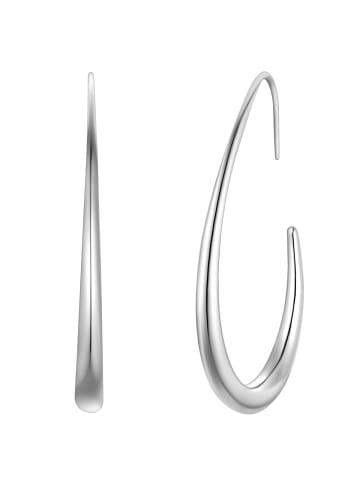 Yokoamii Ohrringe aus Metall-Legierung in silber