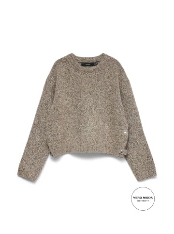 Vero Moda Strickpullover in Cocoa Brown