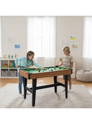 relaxdays Billardtisch in Bunt - (B)120 x (H)78 x (T)61 cm
