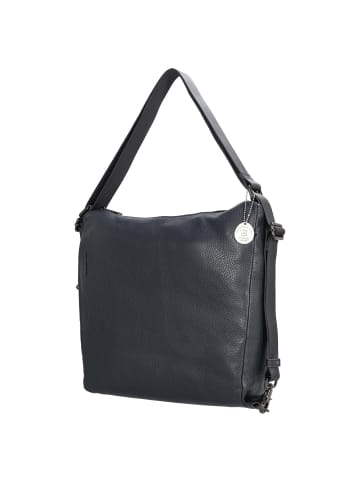 Mandarina Duck Mellow Leather - Schultertasche 36 cm (warm taupe) in dress blue