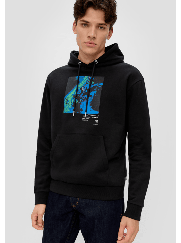 QS Sweatshirt langarm in Schwarz