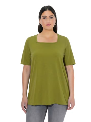Ulla Popken Shirt in grasgrün