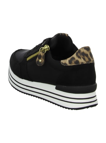 remonte Plateau Schnürschuhe in Schwarz
