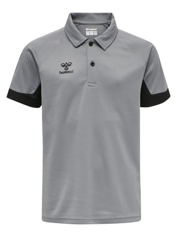 Hummel Hummel Polo Raglanärmel Hmllead Kinder in GREY MELANGE
