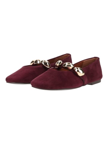 Steve Madden Ballerinas POPPIN in Dunkelrot