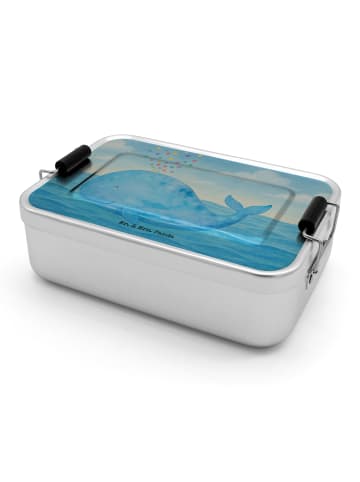 Mr. & Mrs. Panda Lunchbox Wal Konfetti Design ohne Spruch in Weiß