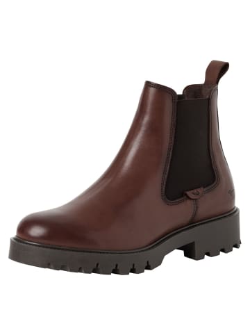 Tamaris Chelsea Boot in TOBACCO LEA.