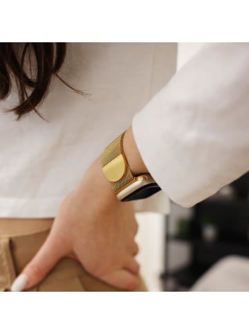 WRISTR Milanese Loop-Armband in Gelbgold