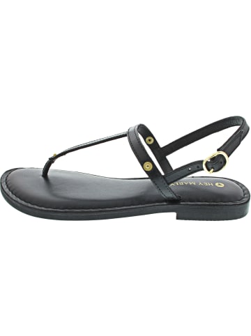 Hey Marly Classic Black TS Sandale Schwarz