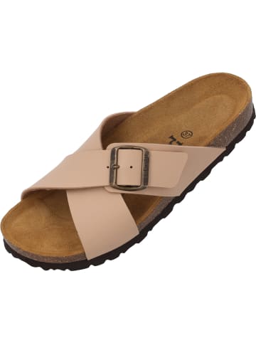 Palado Pantoletten Vanelis in Beige Matt