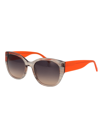 comma Frauen Sonnenbrille Katzenauge Transparent