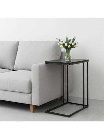 relaxdays Beistelltisch in Schwarz - (B)50 x (H)64 x (T)35 cm