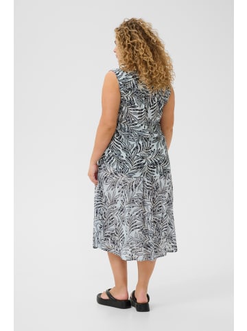 KAFFE curve Top KCami Regular fit in Blue Leaf Print