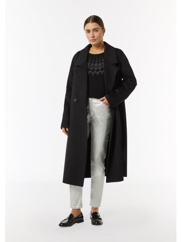 comma Strickpullover langarm in Schwarz