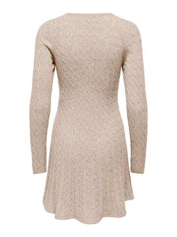 ONLY Strickkleid in Mocha Meringue