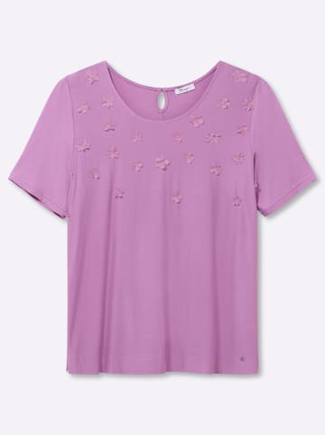 sheego Shirt in orchidee