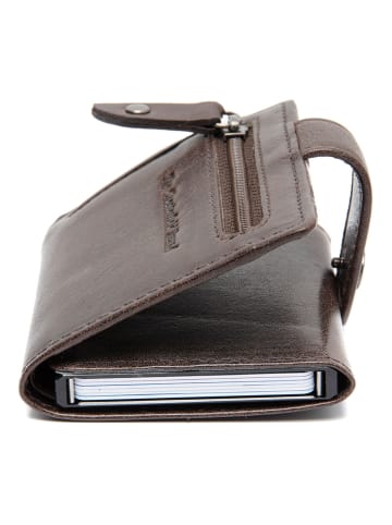 The Chesterfield Brand Larino Geldbörse RFID Schutz Leder 7 cm in brown