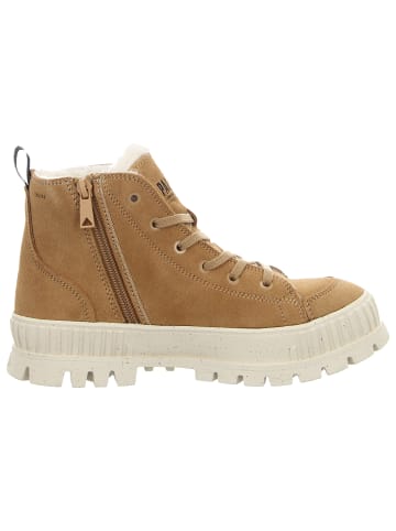 Palladium Schnürstiefelette in braun