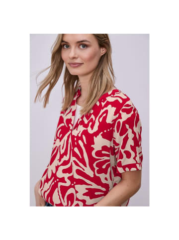 Street One Halbarmbluse in salsa red