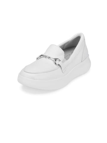 VITAFORM Hirschleder Slipper in weiß