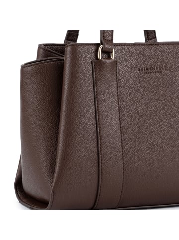 Seidenfelt Nelma Schultertasche 27.5 cm dark brown