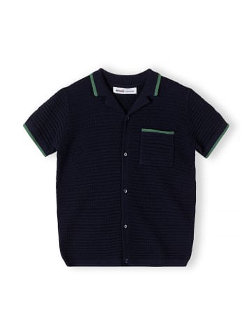 Minoti 2-tlg Hemd & Hose 29KNIT257 in dunkelblau