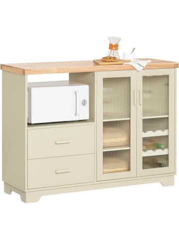 SoBuy Sideboard in Beige - (B)120 x (H)90 x (T)40cm