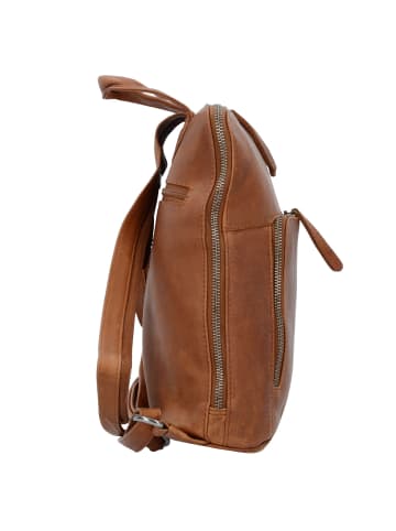 The Chesterfield Brand Wax Pull Up City Rucksack Leder 28 cm in cognac