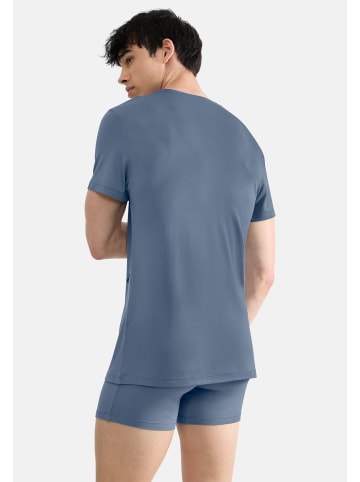Sloggi Unterhemd / Shirt Kurzarm SLG Base Soft in Cloudy blue