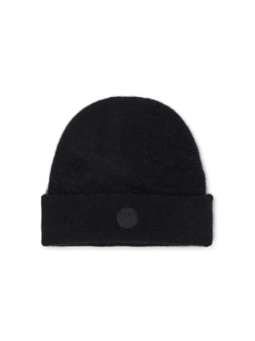 CASH-MERE.CH Mütze brushed in Schwarz