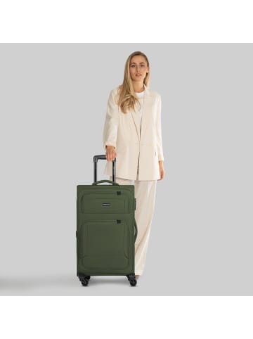 Smartbox Edition 04 4 Rollen Trolley 67 cm mit Dehnfalte in slate-green