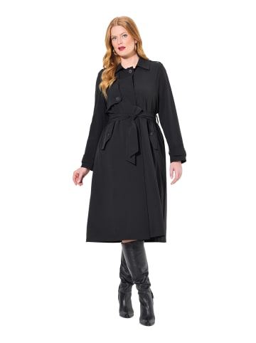Ulla Popken Mantel in schwarz
