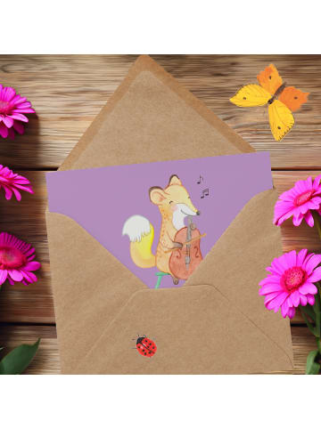 Mr. & Mrs. Panda Klappkarte Zeichenllo Magie mit Spruch in Lavendeltraum