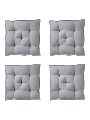 Butlers Sitzkissen SOLID 4er-Set in Grau