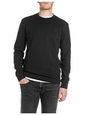 Replay Langarmshirt JERSEY LONGSLEEVE in Schwarz