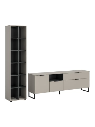 ebuy24 Regalsystem Noida (2-teilig) Kaschmir 245 x 41 cm