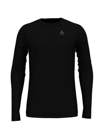 Odlo Unterhemd SUW TOP Crew neck l/s NATURA in Schwarz