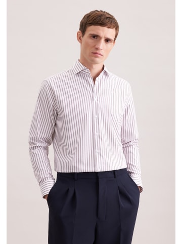 Seidensticker Business Hemd Regular in Braun