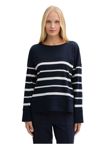 Tom Tailor Langarmshirt STRIPED in Blau