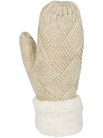 styleBREAKER Strick Fäustlinge Handschuhe in Beige