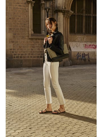 KOROSHI Große Techniker-Schultertasche Druck-Emb in Schwarz