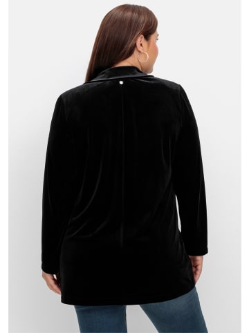 sheego Jackenblazer in schwarz